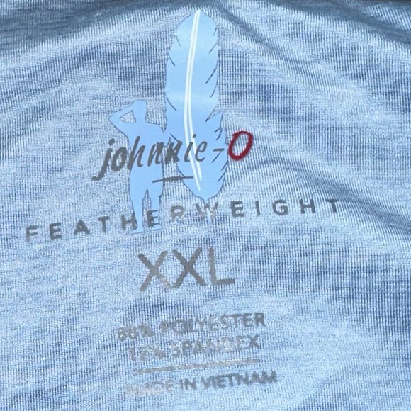 Men's Johnnie-O Featherweight Huron Super Soft Gulf Blue Size XXL - Picture 5 of 8